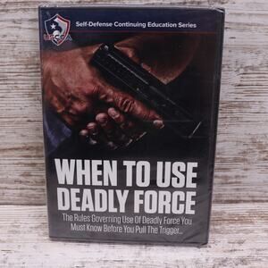 When to Use Deadly Force DVD Self-Defense Training Vol 2 USCCA Education Sealed